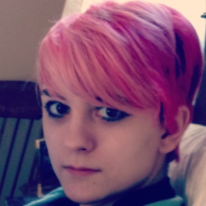 My daughter in her pink phase. She's been many colors over the years.